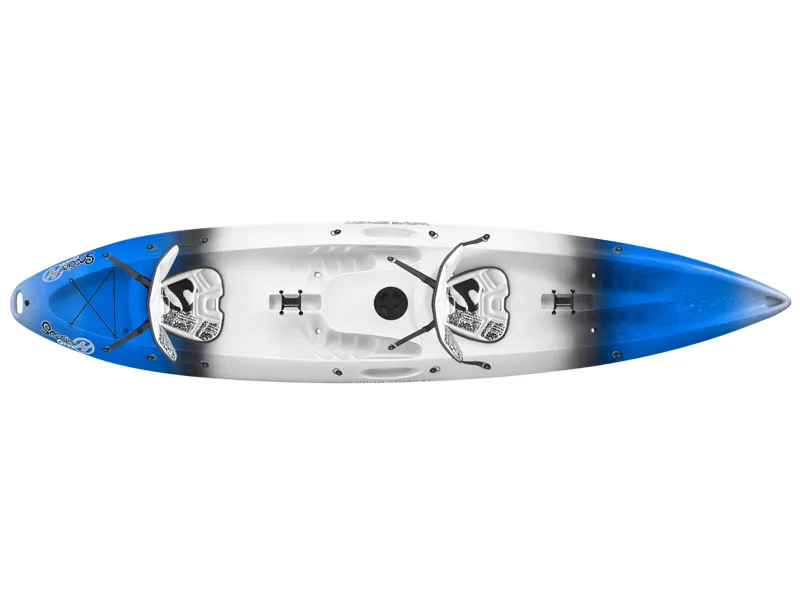 Wave Sport Scooter X Gemini Tandem Sit On Top Kayak in Black Ice-2